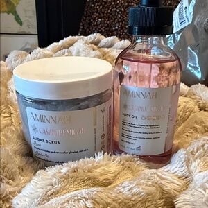Cashmere Sugar Pink Body Oil & Sugar Scrub Duo